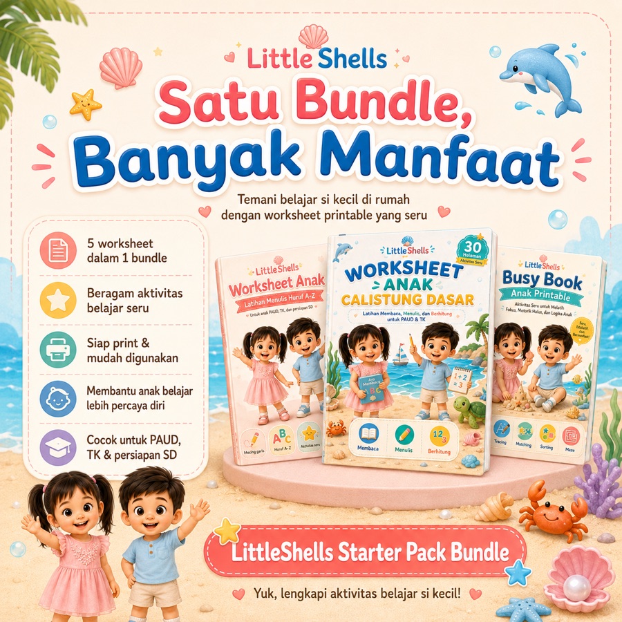 Manfaat Starter Pack untuk aktivitas belajar anak di rumah